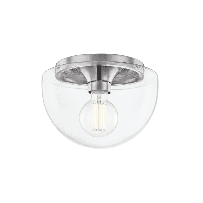 Mitzi Grace Ceiling Light in Polished Nickel Mitzi Grace Ceiling Light in Polished Nickel