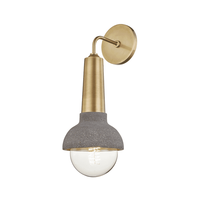Mitzi Macy Wall Sconce in Aged Brass Mitzi Macy Wall Sconce in Aged Brass