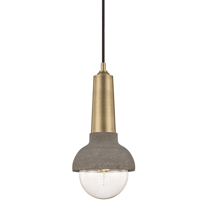Mitzi Macy Pendant Light in Aged Brass Mitzi Macy Pendant Light in Aged Brass