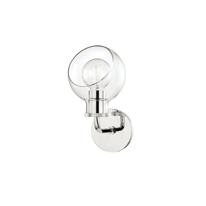 Mitzi Noelle Bathroom Vanity Light in Polished Nickel Mitzi Noelle Bathroom Vanity Light in Polished Nickel
