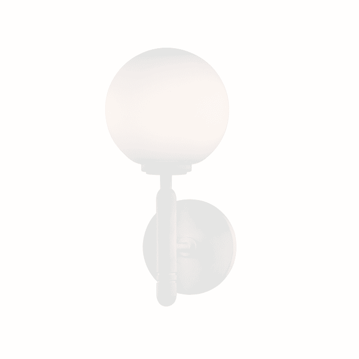 Mitzi Mina Globe Wall Sconce in White Mitzi Mina Globe Wall Sconce in White