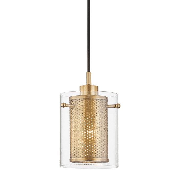 Mitzi Elanor Pendant Light in Aged Brass Mitzi Elanor Pendant Light in Aged Brass