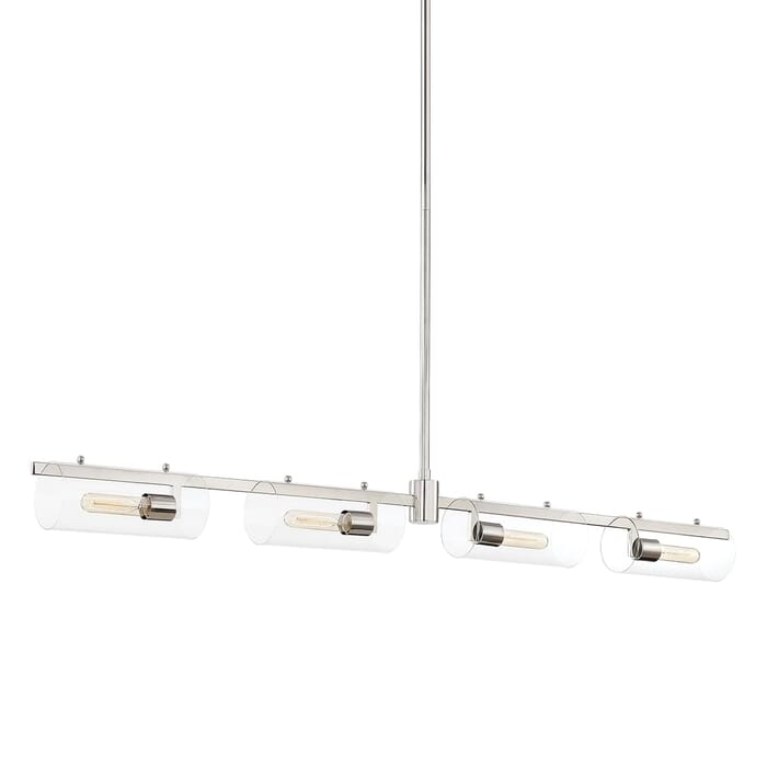 Mitzi Ariel 4-Light 6" Kitchen Island Light in Polished Nickel Mitzi Ariel 4-Light 6" Kitchen Island Light in Polished Nickel