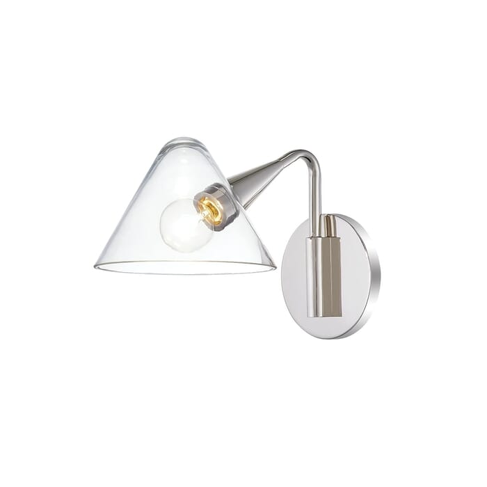 Mitzi Isabella 7" Wall Sconce in Polished Nickel Mitzi Isabella 7" Wall Sconce in Polished Nickel
