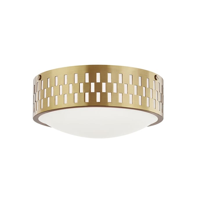 Mitzi Phoebe 2-Light Ceiling Light in Aged Brass Mitzi Phoebe 2-Light Ceiling Light in Aged Brass