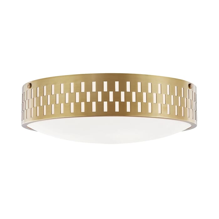 Mitzi Phoebe 3-Light Ceiling Light in Aged Brass Mitzi Phoebe 3-Light Ceiling Light in Aged Brass