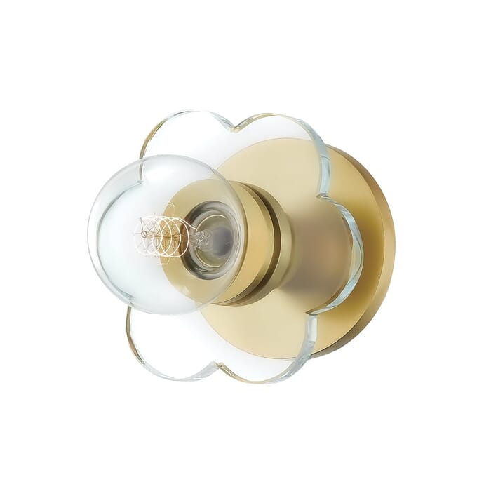 Mitzi Alexa 6" Wall Sconce in Aged Brass Mitzi Alexa 6" Wall Sconce in Aged Brass