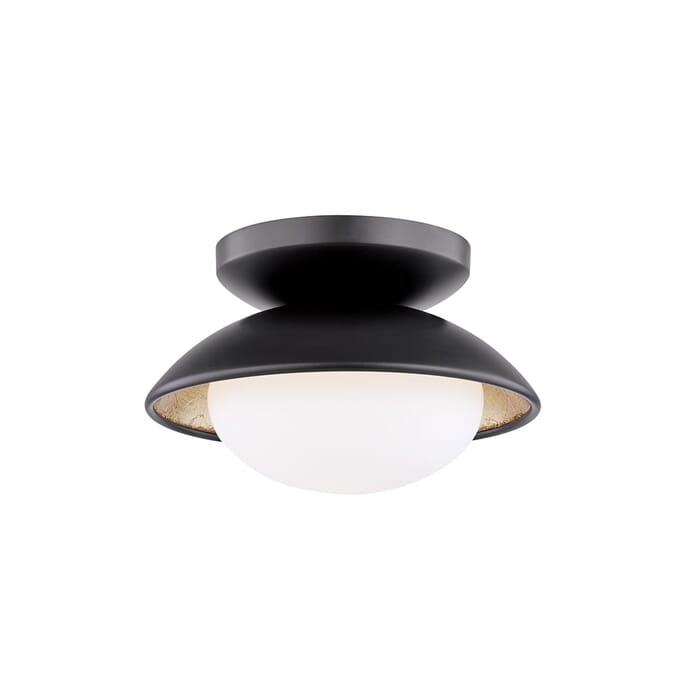 Mitzi Cadence Ceiling Light in Black and Gold Leaf Mitzi Cadence Ceiling Light in Black and Gold Leaf