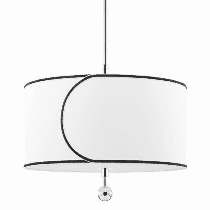 Mitzi Zara 3-Light Pendant Light in Polished Nickel Mitzi Zara 3-Light Pendant Light in Polished Nickel