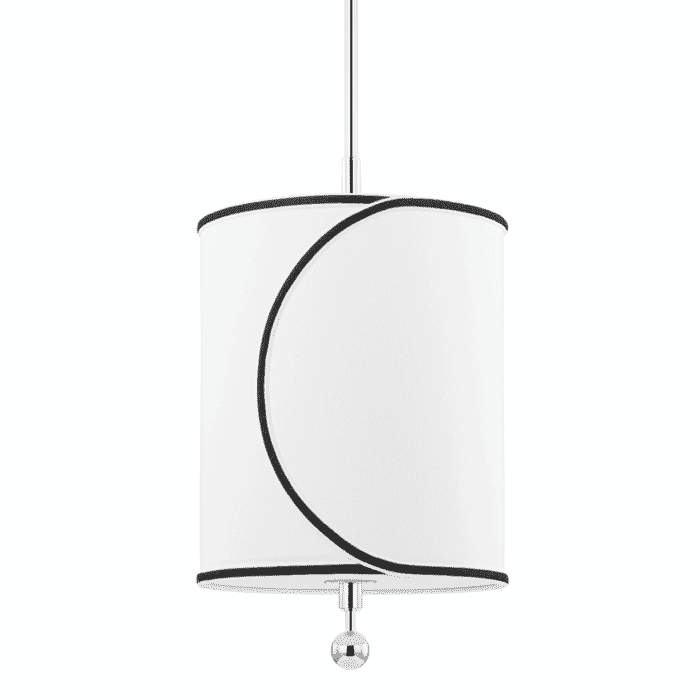 Mitzi Zara Mini Pendant in Polished Nickel Mitzi Zara Mini Pendant in Polished Nickel