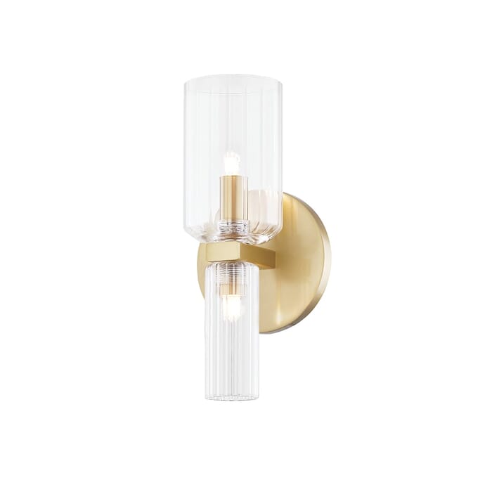 Mitzi Tabitha Bathroom Vanity Light in Aged Brass Mitzi Tabitha Bathroom Vanity Light in Aged Brass