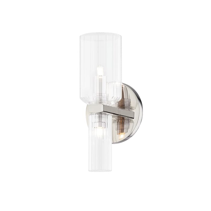 Mitzi Tabitha Bathroom Vanity Light in Polished Nickel Mitzi Tabitha Bathroom Vanity Light in Polished Nickel