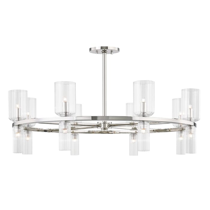 Mitzi Tabitha 16-Light Chandelier in Polished Nickel Mitzi Tabitha 16-Light Chandelier in Polished Nickel
