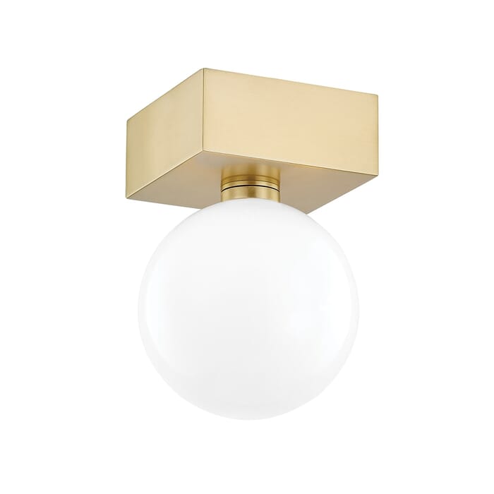 Mitzi Aspyn Ceiling Light in Aged Brass Mitzi Aspyn Ceiling Light in Aged Brass