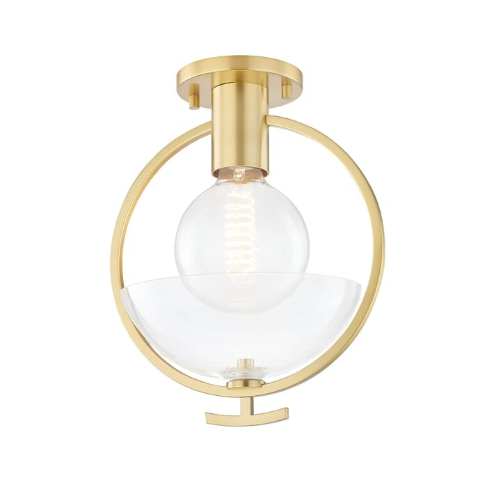 Mitzi Ringo Ceiling Light in Aged Brass Mitzi Ringo Ceiling Light in Aged Brass