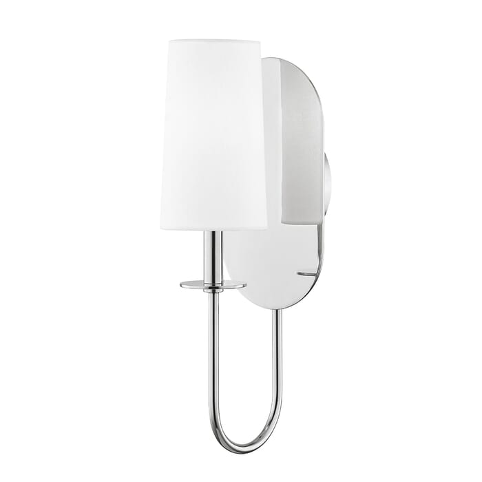 Mitzi Lara Wall Sconce in Polished Nickel Mitzi Lara Wall Sconce in Polished Nickel