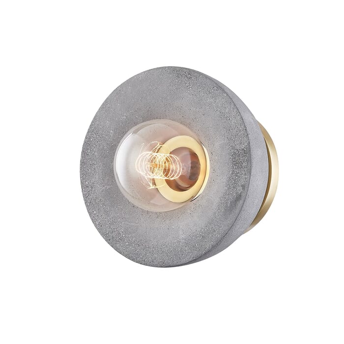 Mitzi Poppy Ceiling Light in Aged Brass Mitzi Poppy Ceiling Light in Aged Brass