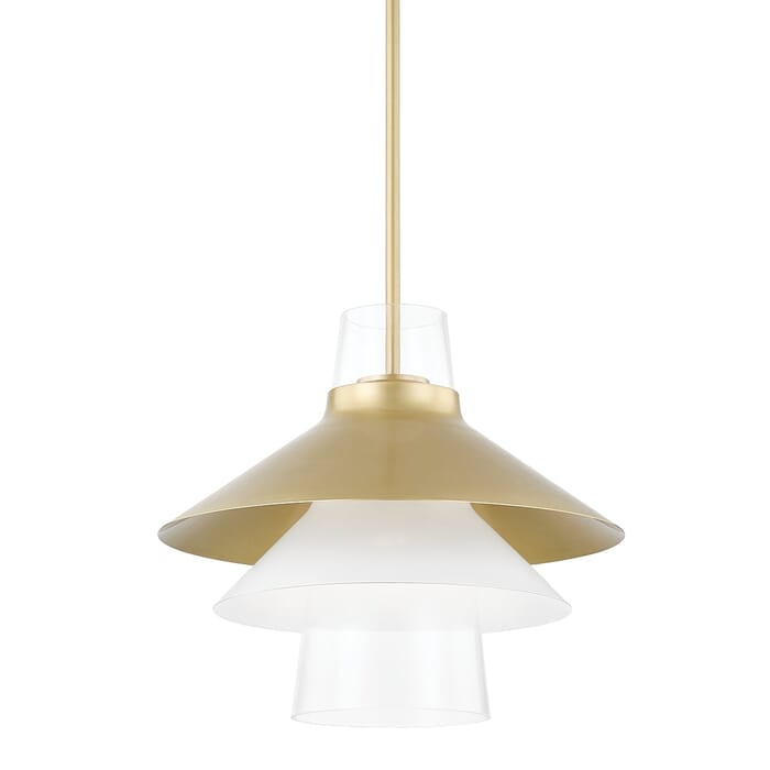 Mitzi Jessy Pendant Light in Aged Brass Mitzi Jessy Pendant Light in Aged Brass