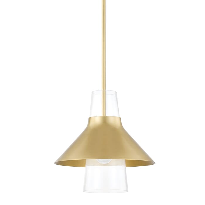 Mitzi Jessy Mini Pendant in Aged Brass Mitzi Jessy Mini Pendant in Aged Brass