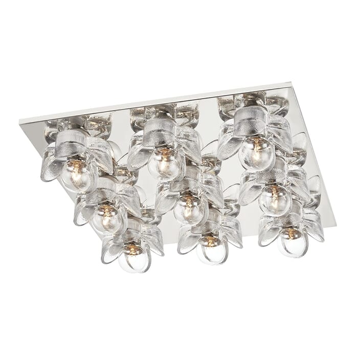 Mitzi Shea 9-Light Ceiling Light in Polished Nickel Mitzi Shea 9-Light Ceiling Light in Polished Nickel