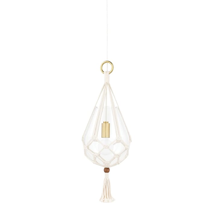 Mitzi Tessa Mini Pendant in Aged Brass Mitzi Tessa Mini Pendant in Aged Brass