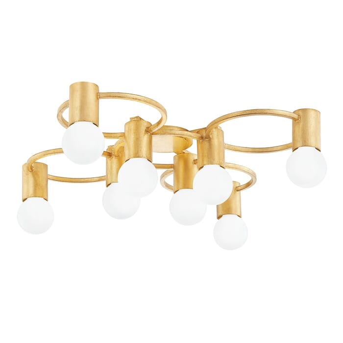 Mitzi Hope 8-Light Ceiling Light in Gold Leaf Mitzi Hope 8-Light Ceiling Light in Gold Leaf