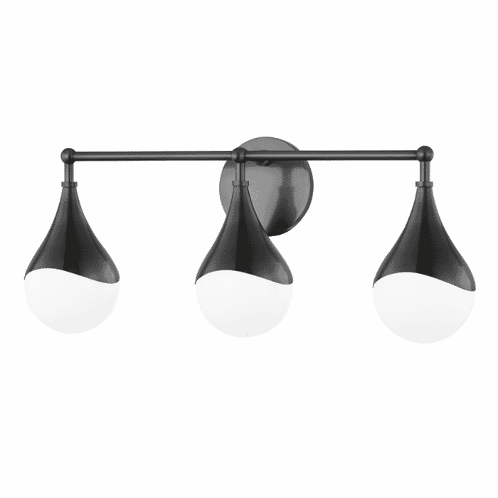 Mitzi Ariana 3-Light Bathroom Vanity Light in Old Bronze Mitzi Ariana 3-Light Bathroom Vanity Light in Old Bronze