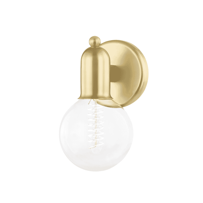 Mitzi Bryce Bathroom Wall Sconce in Aged Brass Mitzi Bryce Bathroom Wall Sconce in Aged Brass