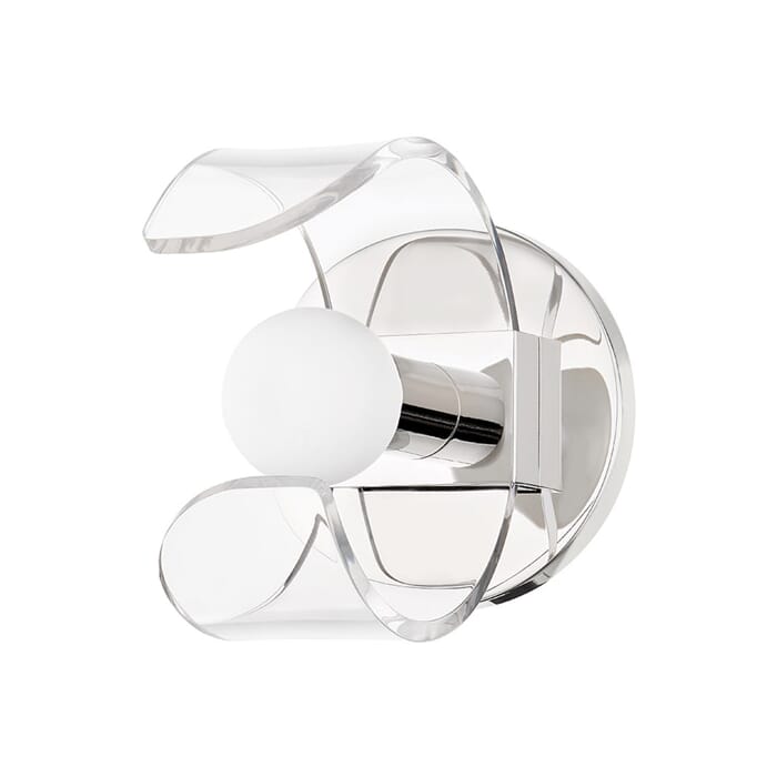 Mitzi Ora Bathroom Vanity Light in Polished Nickel Mitzi Ora Bathroom Vanity Light in Polished Nickel