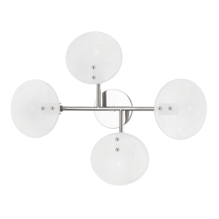 Mitzi Giselle 4-Light Wall Sconce in Polished Nickel Mitzi Giselle 4-Light Wall Sconce in Polished Nickel