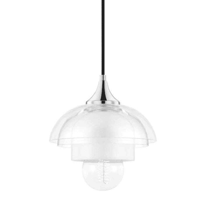 Mitzi Ruby Pendant Light in Polished Nickel Mitzi Ruby Pendant Light in Polished Nickel