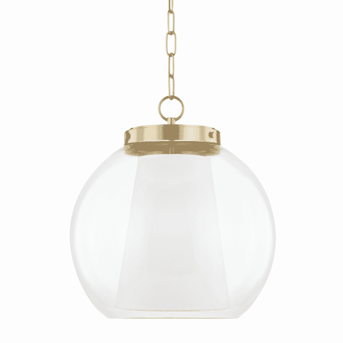 Mitzi Sasha Pendant Light in Aged Brass Mitzi Sasha Pendant Light in Aged Brass