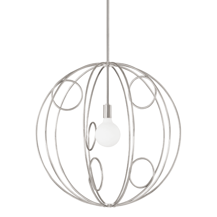 Mitzi Alanis Pendant Light in Polished Nickel Mitzi Alanis Pendant Light in Polished Nickel