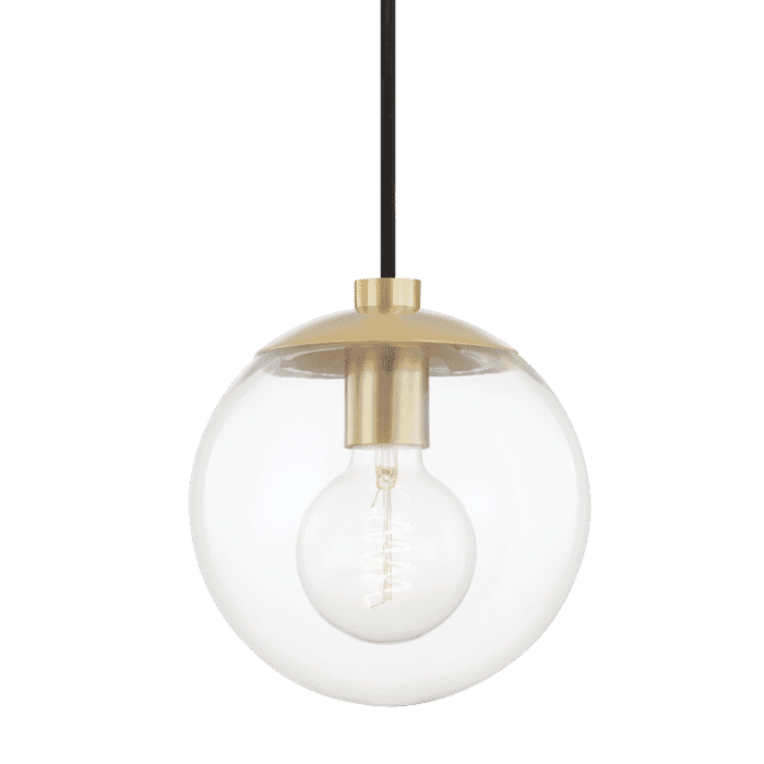 Mitzi Meadow Pendant Light in Aged Brass Mitzi Meadow Pendant Light in Aged Brass