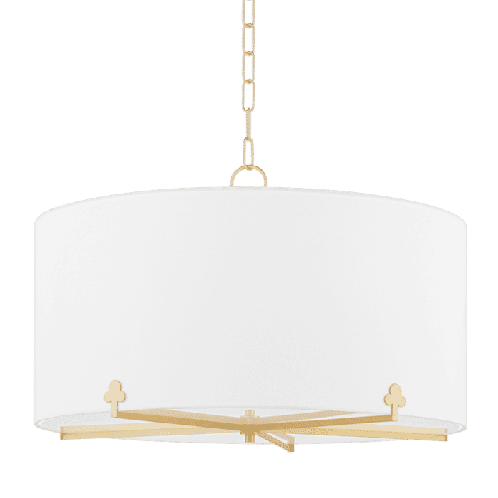 Mitzi Darlene 5-Light Chandelier in Aged Brass Mitzi Darlene 5-Light Chandelier in Aged Brass