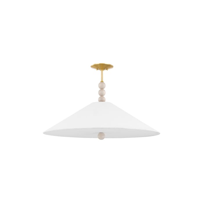 Mitzi Alexis 3-Light Pendant Light in Aged Brass Mitzi Alexis 3-Light Pendant Light in Aged Brass