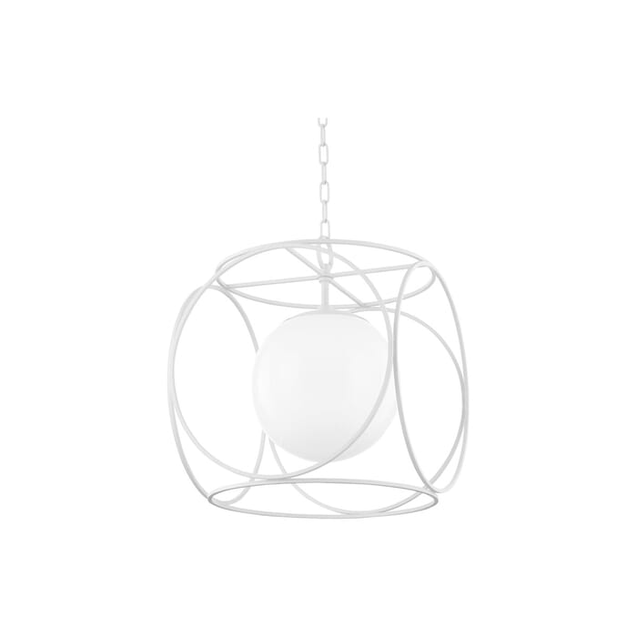 Mitzi Claire Pendant Light in Texture White Mitzi Claire Pendant Light in Texture White