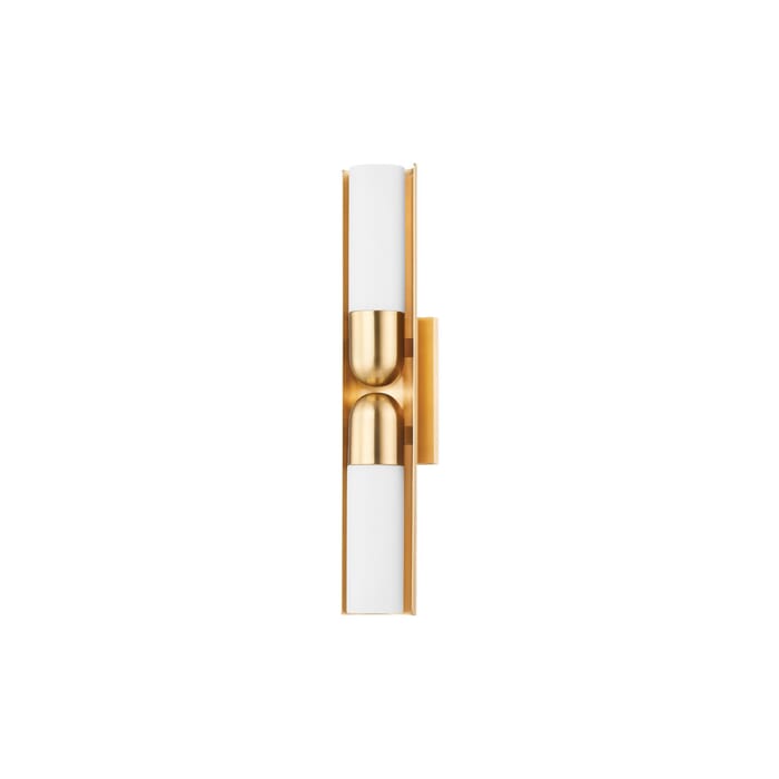 Mitzi Paolo 2-Light Wall Sconce in Aged Brass Mitzi Paolo 2-Light Wall Sconce in Aged Brass
