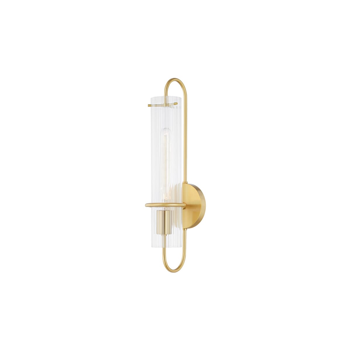 Mitzi Beck Wall Sconce in Aged Brass