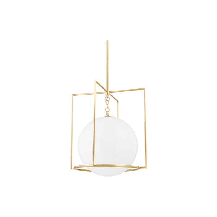 Mitzi Frankie Pendant Light in Aged Brass Mitzi Frankie Pendant Light in Aged Brass