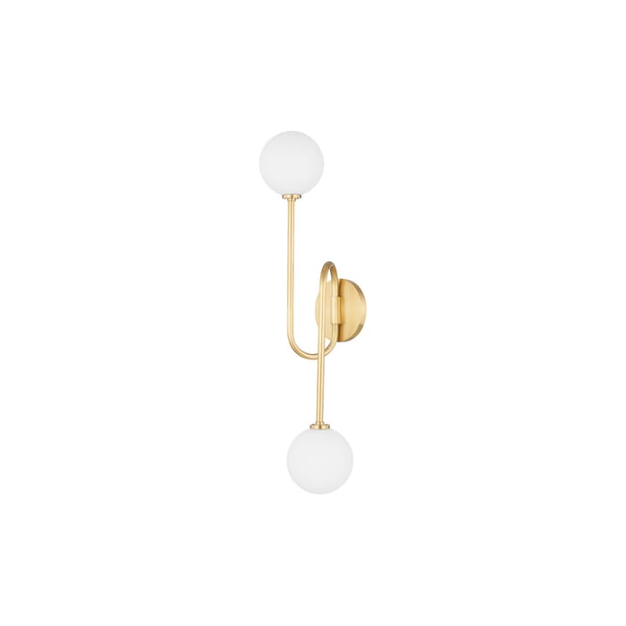Mitzi Zani 2-Light Wall Sconce in Aged Brass Mitzi Zani 2-Light Wall Sconce in Aged Brass