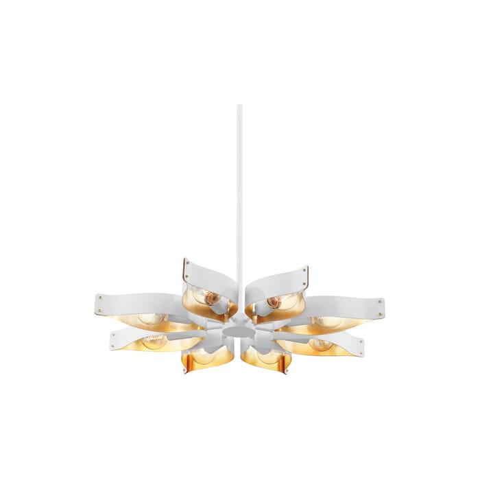 Mitzi Nala 8-Light Chandelier in Soft White Mitzi Nala 8-Light Chandelier in Soft White