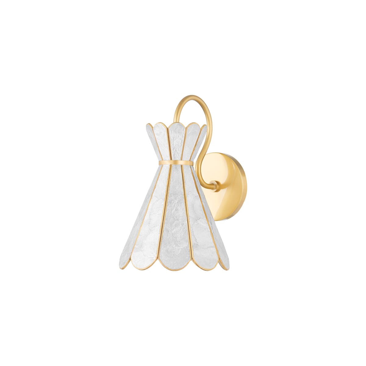 Mitzi Lyra Wall Sconce in Aged Brass