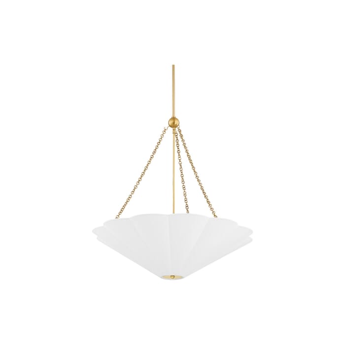 Mitzi Alana 3-Light Pendant Light in Aged Brass Mitzi Alana 3-Light Pendant Light in Aged Brass