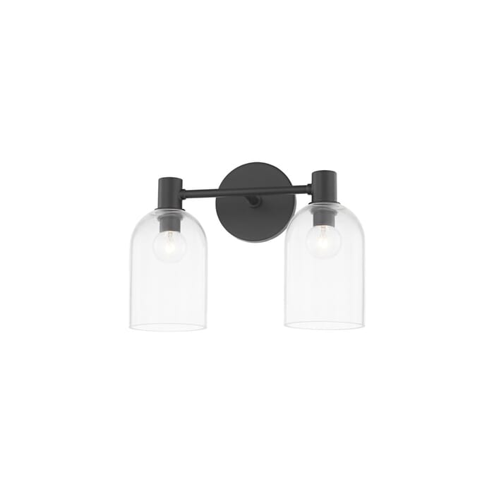 Mitzi Paisley Bathroom Vanity Light in Soft Black Mitzi Paisley Bathroom Vanity Light in Soft Black
