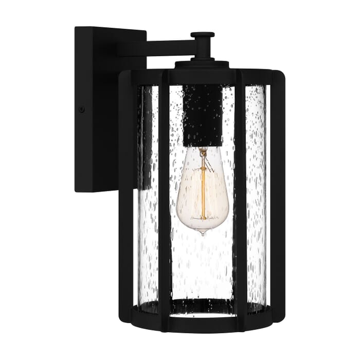 Hazel 1-Light Outdoor Wall Mount in Earth Black Hazel 1-Light Outdoor Wall Mount in Earth Black