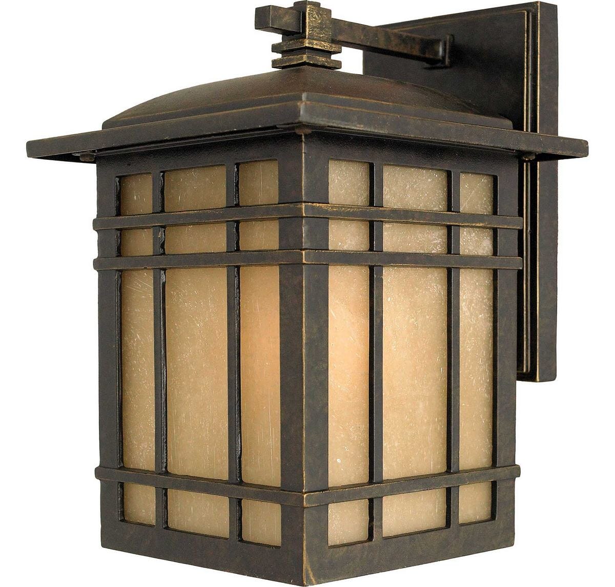 Hillcrest 1-Light Outdoor Wall Lantern in Imperial Bronze