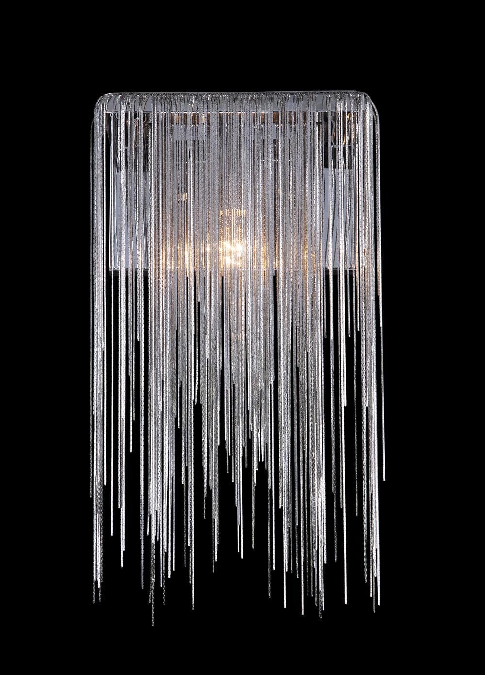 Fountain Ave 1-Light Wall Sconce in Chrome
