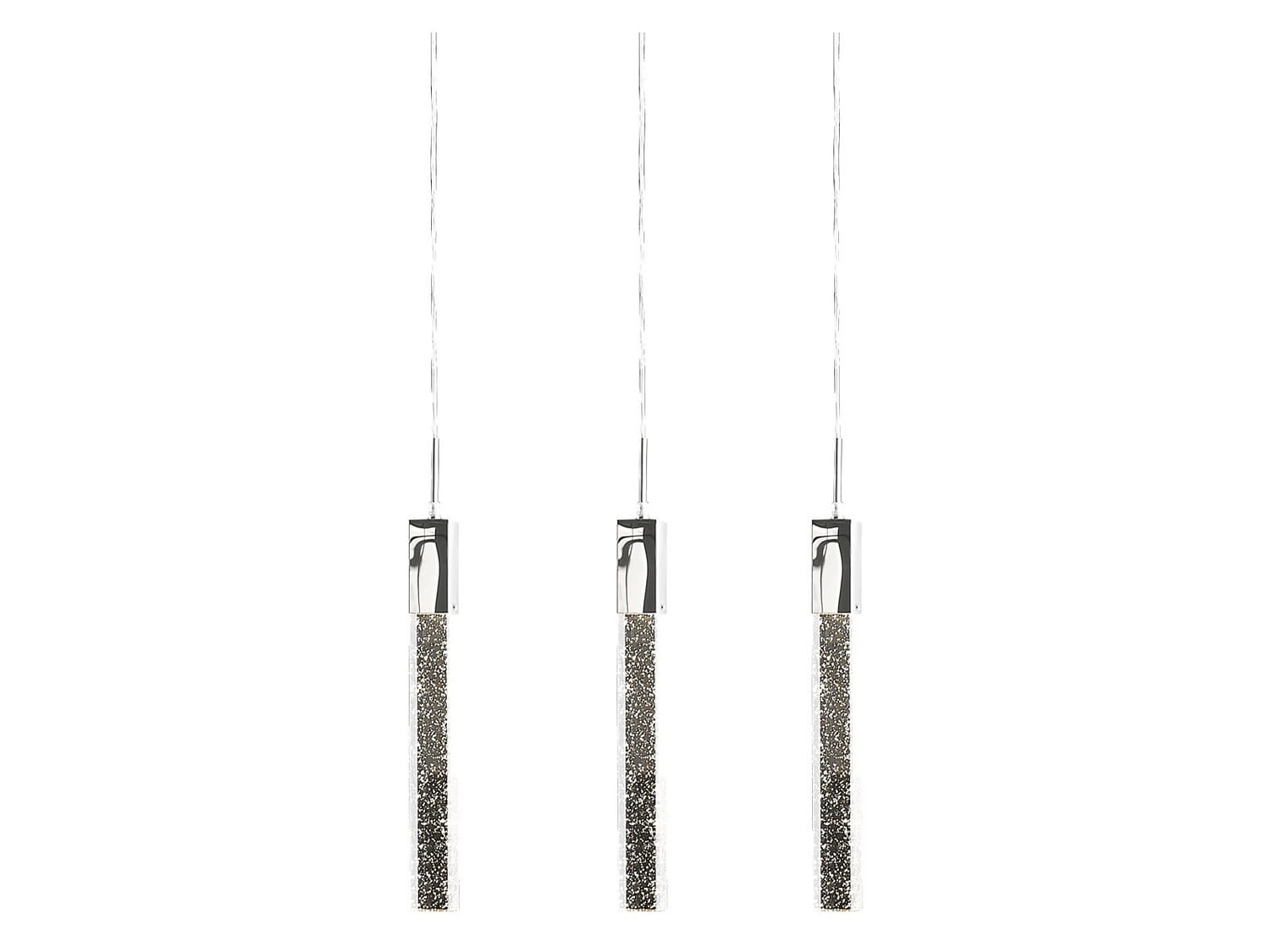 The Original Glacier Avenue 3-Light Pendant in Polished Chrome