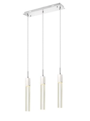 The Original Glacier Avenue 3-Light Pendant in Polished Chrome